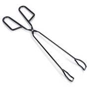 Szczypce grillowe kuchenne do grilla na grill metalowe czarne 31.5cm BBQ 489164