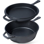 Garnek z patelnią żeliwne zestaw komplet 24 cm / 3.5L CAST LINE VILDE 199032