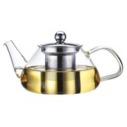 Dzbanek zaparzacz czajniczek szklany na gaz 450ml KAMILLE KM-0782S