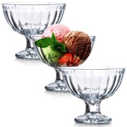 Pucharki do lodów deserów deserków szklane 180ml 3-ele pucharek EXCELLENT HOUSEWARE 139350