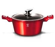 Garnek 2.5L 20cm BERLINGER HAUS Metallic Burgundy Line BH-1256-N