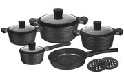 Zestaw garnków marmurowych 11 ele. ZILNER ZL-8514