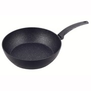 Patelnia marmurowa głęboka wok 28cm indukcja czarna KAMILLE KM-4136