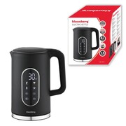 Czajnik elektryczny z regulacją temperatury 1.7L bezprzewodowy czarny KLAUSBERG KB-7891