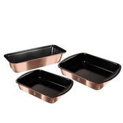 Zestaw 3 form do pieczenia BERLINGER HAUS Rosegold BH-7630