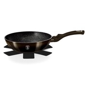 Wok z powłoką granitową 28cm BERLINGER HAUS Shiny Black BH-6610