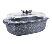 Brytfanna marmurowa 5.5L 32cm ZILNER Grey ZL-7075