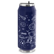Kubek termiczny PUSZKA ze słomką ustnikiem do samochodu KOSMOS 500 ml ORION 124825