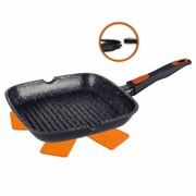 Patelnia grill granitowa 28cm BERLINGER HAUS Granit Diamond BH-1105