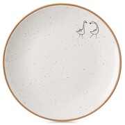 Talerz deserowy ceramiczny beżowy 20cm ORION 129107