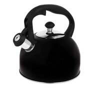 Czajnik na gaz i indukcję 2.5 L stalowy z gwizdkiem czarny BRUNBESTE BB-1336