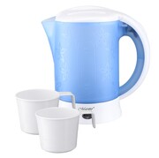 Czajnik elektryczny turystyczny i 2 kubki do picia 0.6L 600W MAESTRO MR-010