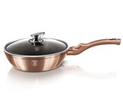 Patelnia z powłoką granitową 24cm BERLINGER HAUS Metallic Line Rosegold BH-1517n