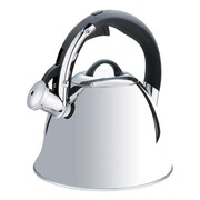 Czajnik stalowy z gwizdkiem na gaz indukcję 2.2L błyszczący MAESTRO MR-1320-S