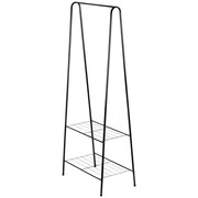 Wieszak stojący na ubrania metalowy czarny 153cm VILDE 568004