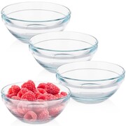 Miseczki szklane na przekąski przystawki sos 12cm 275ml 4 sztuki EXCELLENT HOUSEWARE 139657