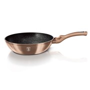 Patelnia z powłoką granitową / wok 30cm BERLINGER HAUS Metallic Line Rosegold BH-6171