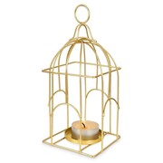 Lampion na świeczkę metalowy złoty 25cm HOME STYLING COLLECTION 569477