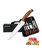 Zestaw noży do krojenia grill 9-ele noże komplet MASTERPAN MP-6053
