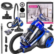 ODKURZACZ BEZWORKOWY CYKLONOWY MOCNY 800W AKCESORIA FILTR HEPA KAMILLE KM-6905
