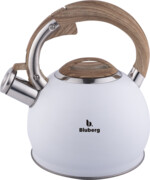 Czajnik stalowy z gwizdkiem tradycyjny indukcja biały mat 2.5L BLUBERG BBG-2802-WH