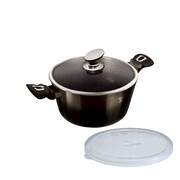 Garnek z powłoką granitową 4.1L 24cm BERLINGER HAUS Shiny Black BH-6605