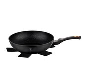 Patelnia z powłoką granitową / wok 28cm BERLINGER HAUS Black Rose BH-1638-N