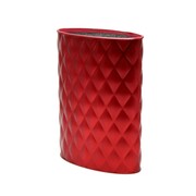 Stojak na noże kuchenne blok do noży pojemnik organizer czerwony BRUNBESTE BB-3767