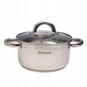 Garnek garnuszek z pokrywką stalowy indukcja gaz OFENBACH OB-100524