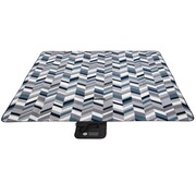 Koc plażowy Mata piknikowa polar wodoodporny 200 x 200cm TADAR TD-2305