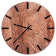 Zegar ścienny na ścianę brązowy 40cm VILDE 569889