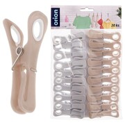 Klamerki na pranie do prania plastikowe 20 sztuk ORION 531156