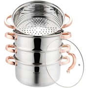 Zestaw garnków do gotowania na parze 22cm 5 ele. Parowar KLAUSBERG KB-7733