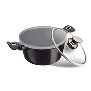 Garnek z powłoką granitową 4.1L 24cm BERLINGER HAUS Metallic Line Carbon Pro BH-6893