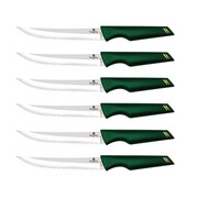 Zestaw noży do steków lub pizzy 6 ele. BERLINGER HAUS Emerald BH-2785