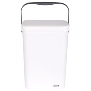 Kosz na śmieci zawieszany na ścianę szafkę drzwi śmietnik biały 10L ORION 731346