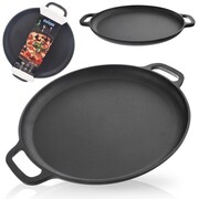 Patelnia żeliwna do smażenia indukcja ciężka LITINA 35x42.5 cm ORION 113209