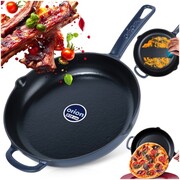 Patelnia żeliwna emaliowana indukcja na indukcję ciężka LITINA 28 cm ORION 113219