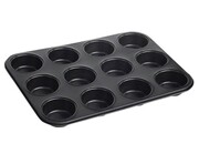 Forma blaszana do babeczek muffinek x12 KINGHOFF KH-4099