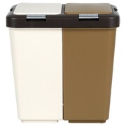 Kosz do segregacji odpadów śmieci śmietnik pojemnik plastikowy 2x10L ORION 731259