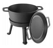 Kociołek żeliwny myśliwski 8L ROSSNER pm215 / mk-303