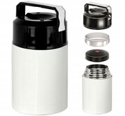 Termos obiadowy 1.2L, do zupy, szeroki wlew, stalowy KRISBERG KS-5135