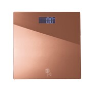 Szklana waga łazienkowa ultra slim BERLINGER HAUS Rose Gold BH-9353