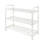 Półka na buty metalowa 3-poziomowa BIAŁA stojak regał organizer BRUNBESTE BB-1130