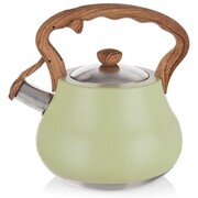 Czajnik z gwizdkiem stalowy na gaz indukcja zielony GREENISH 3L ORION 113522