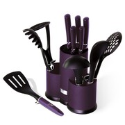 Zestaw noży i przyborów kuchennych 12 ele. BERLINGER HAUS Purple Eclipse BH-6258