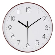 Zegar ścienny na ścianę do kuchni salonu okrągły biały 30CM BRUNBESTE BB-1875