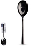 Łyżka do serwowania nakładania sałaty ze stali nierdzewnej czarna BLACK 25cm ORION 144607
