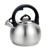 Czajnik stalowy z gwizdkiem na gaz indukcję 3.0L srebrny MAESTRO MR-1311