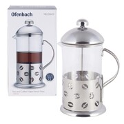 Zaparzacz szklany do herbaty ziół kawy 1L dzbanek french press OFENBACH OB-100603